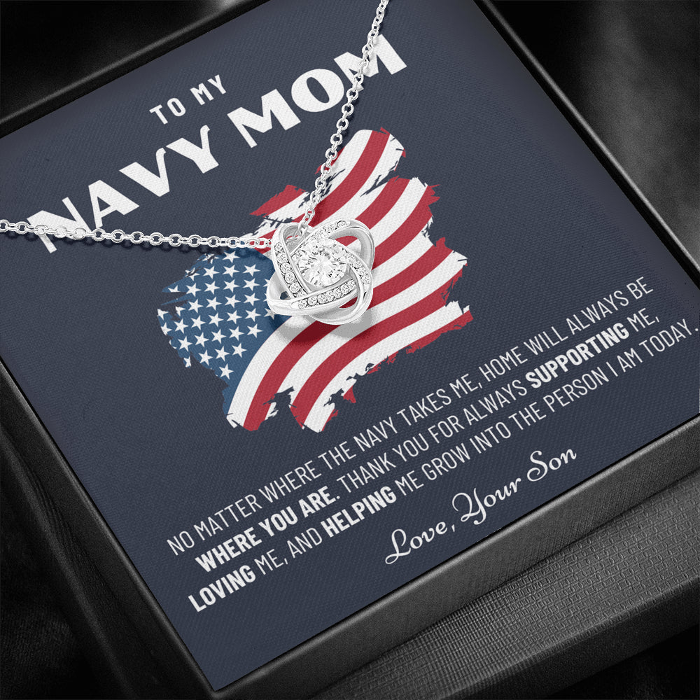 Military Mom Gift, Navy Mom Mothers Day, Navy Mom Gift, Deployment Gift, Navy Mom Necklace from Son, Military, Deploy Gift, Best Navy Mom