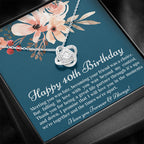 40th Wife Birthday Gift, Gift for Wife 40th Birthday, Birthday Gift for Wife Turning 40