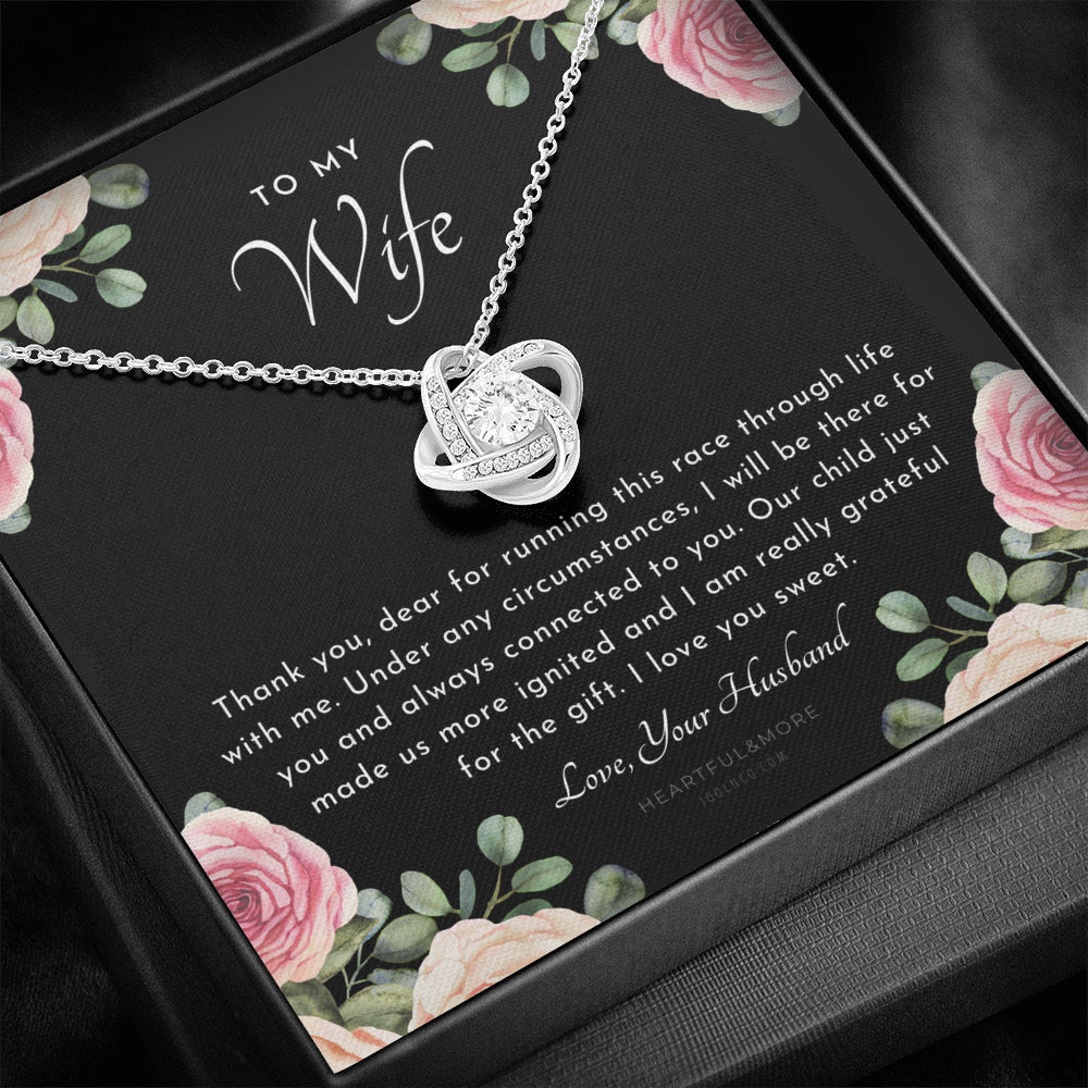 Postpartum Gift for Wife, Gift for Wife Post Pregnancy, Becoming A Mother Gift, Wife After Pregnancy Necklace, Wife Becoming A Mom