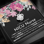 Gift For NICU Nurse, NICU Nurse Retirement Gift, NICU Nurse Appreciation Gift, Birthday, Love Knot Necklace