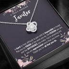 Gift For Female Janitor, Janitor Gift, Janitor Appreciation Gift, Birthday, Love Knot Necklace