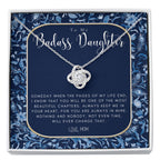 Badass Daughter Gift | To My Daughter Necklace From Mom | Grown Up Daughter Gift From Mom | Gift For Daughter from Mom | Daughter's birthday