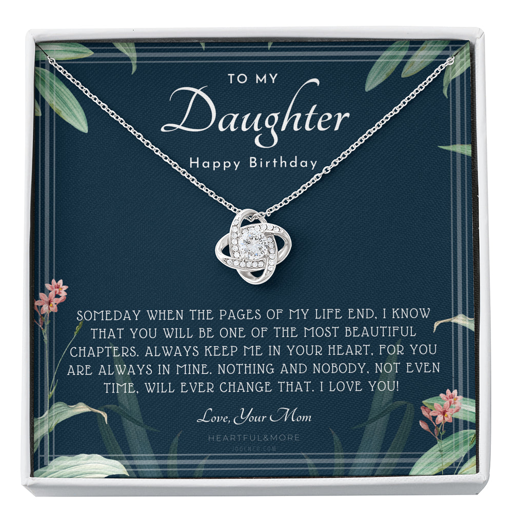 Daughter Gift from Mom to Daughter | Necklace for Daughter | Gift for Daughter from Mom | Daughter gift to daughter birthday gift