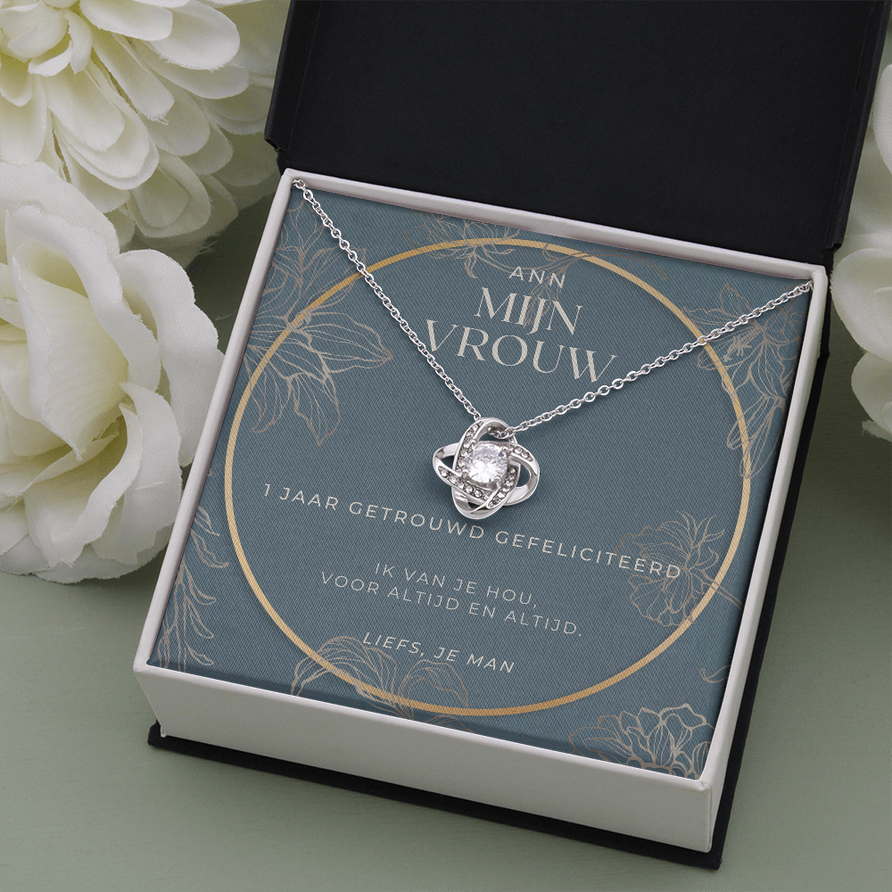 1 Jarig Jubileumcadeau Voor Vrouw, 1 Jarig Jubileum Ketting Cadeau Voor Vrouw, 1 Jarig Huwelijksverjaardag Cadeau-Ideeën, Nederlandse Cadeau