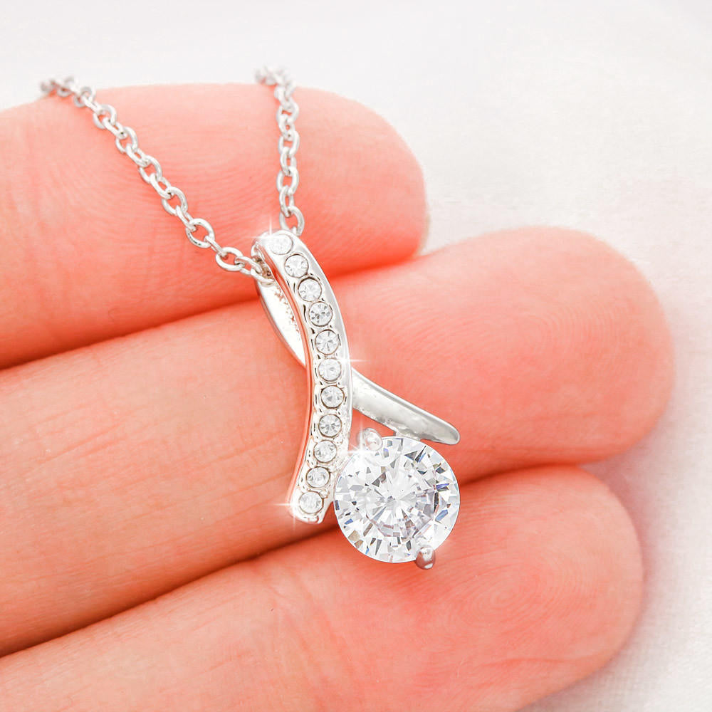 ALLURING BEAUTY Necklace, Postpartum Gift for Wife, Gift for Wife Post Pregnancy, Becoming A Mother Gift, Gift For Wife Birth, Wife After Pregnancy Necklace, Wife Becoming A Mom