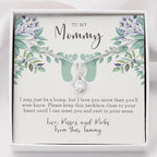 ALLURING BEAUTY Necklace | Mom to be gift | New Mommy Gift Necklace | Pregnant Wife Gift | I May Just Be A Bump But I Love You | To mummy from bump | To Mommy to be