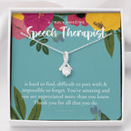 Speech Therapist Gift, Amazing Speech Therapist Gift Necklace, Language Pathologist, Gift for Speech Pathologist