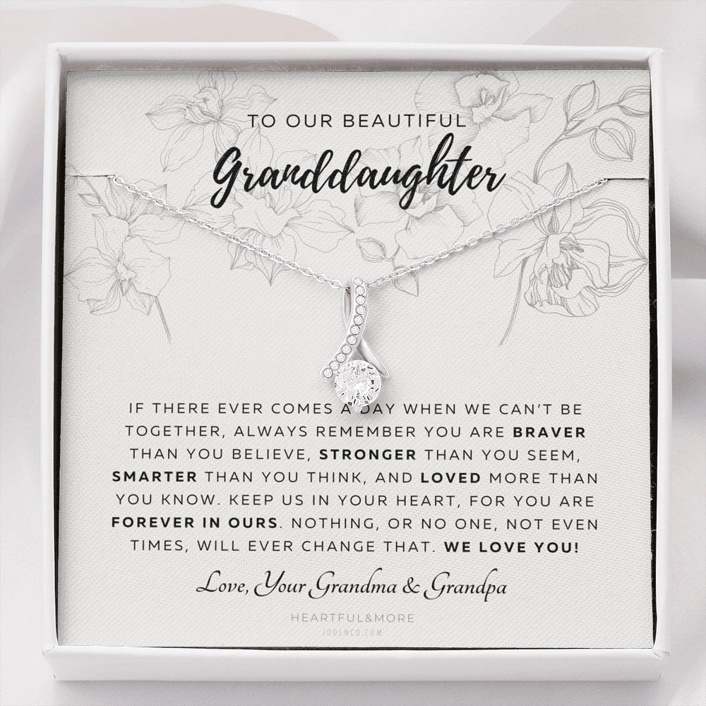 Gift for Granddaughter from Grandma & Grandpa, To Our Granddaughter, Live Your Dreams, Birthday, Graduation, Christmas,