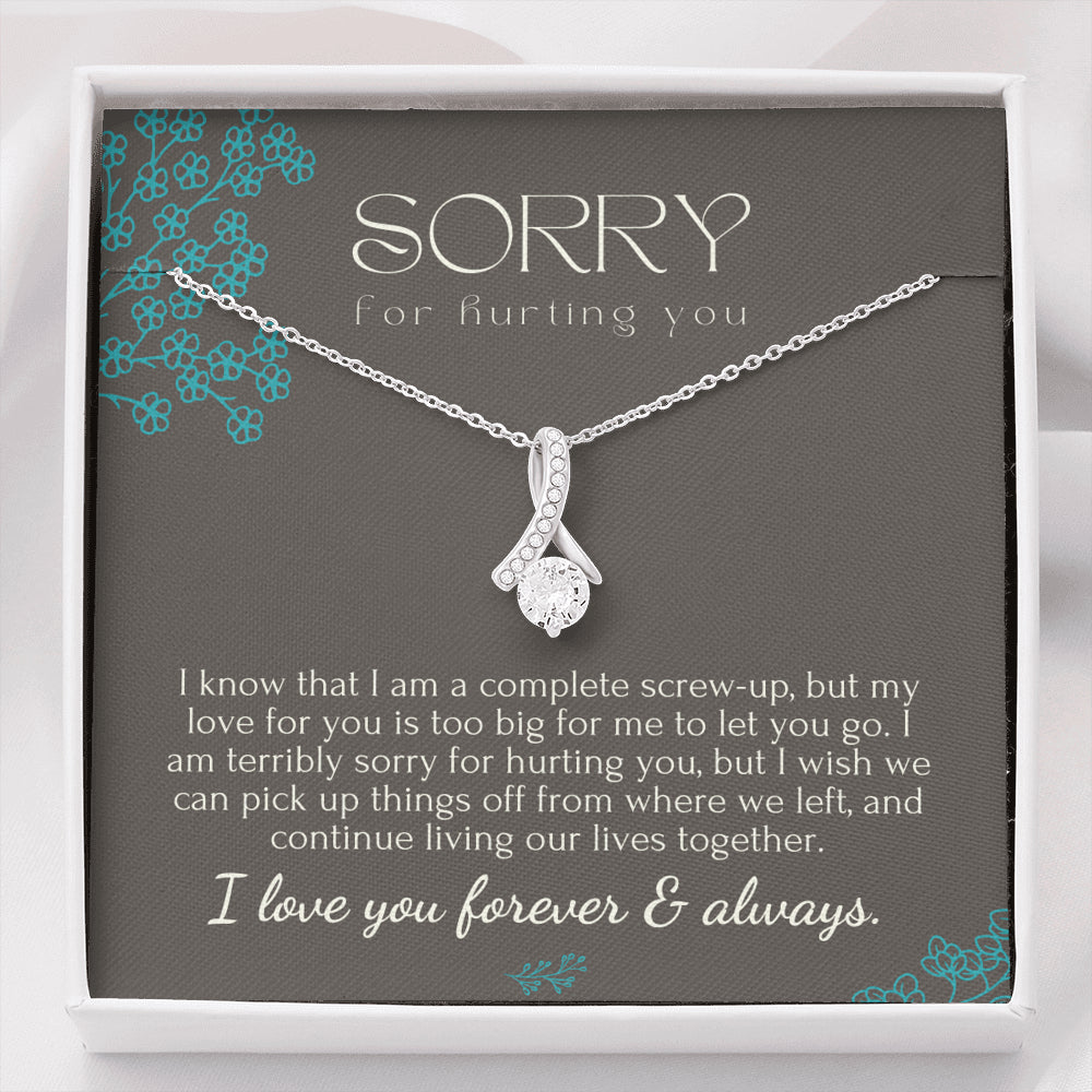 Sorry for hurting you