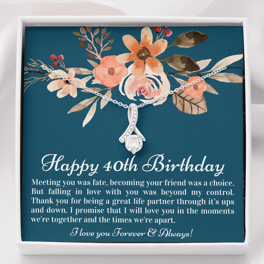 Gift for Wife 40th Birthday, Meaningful Wife 40th Birthday Gift, 40th Birthday Present for Wife, Birthday Gift for Wife Turning 40