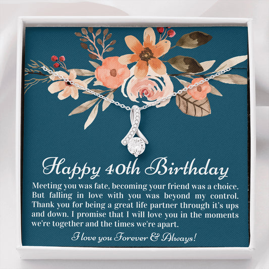 Gift for Wife 40th Birthday, Meaningful Wife 40th Birthday Gift, 40th Birthday Present for Wife, Birthday Gift for Wife Turning 40