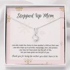 Stepmom Necklace, Stepmom Birthday Gift Idea, Meaningful Stepmom Gift, Thank You Stepmom, Unbiological Mom Gift, Bonus Mom Necklace
