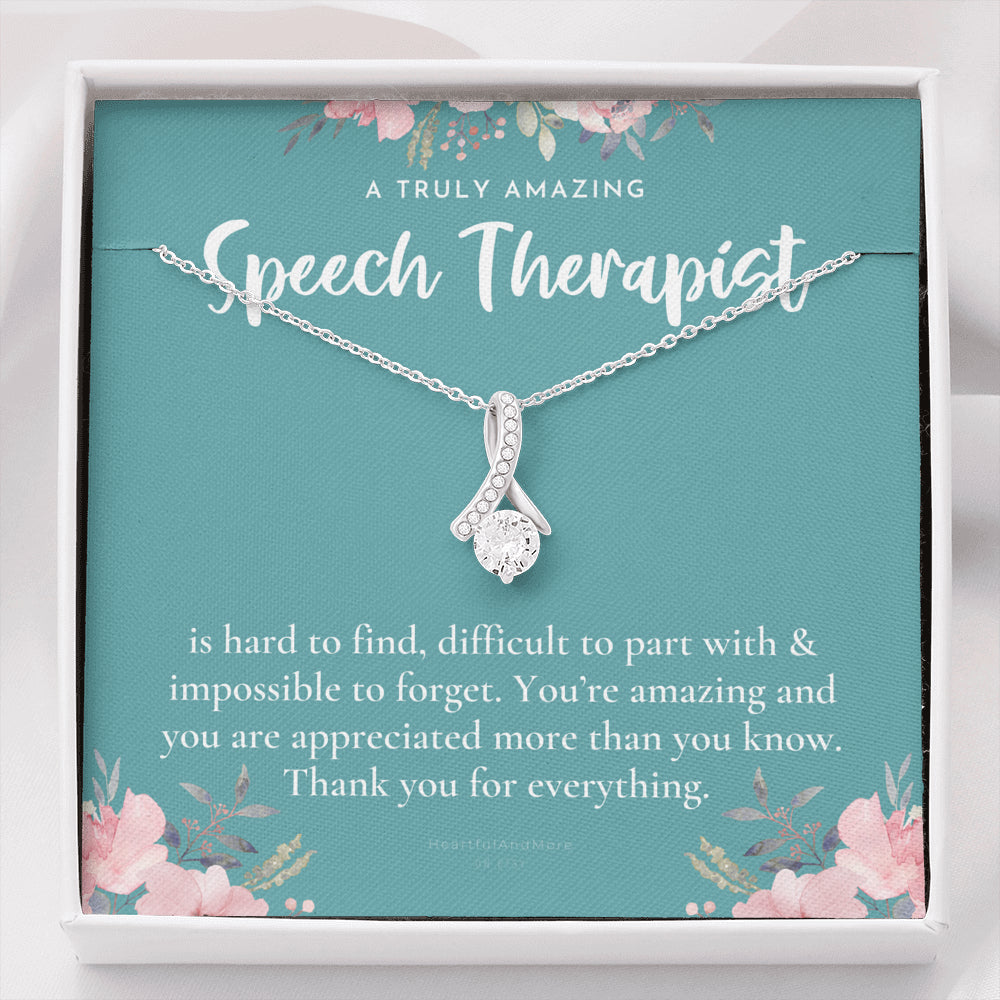 Speech Therapist Gift, Amazing Speech Therapist Gift Necklace, Language Pathologist, Gift for Speech Pathologist