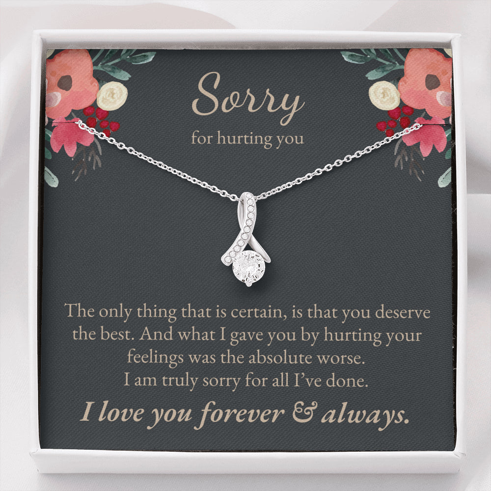 Sorry for hurting you