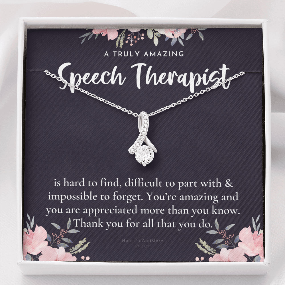 Speech Therapist Gift, Amazing Speech Therapist Gift Necklace, Language Pathologist, Gift for Speech Pathologist