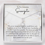 Surrogate Appreciation Gift, Surrogate Gift, Surrogate Gift With Message Card, Surrogate Transfer Day Thank You Gift