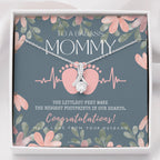 Gift for Pregnant Wife | Mom to be gift | New Mommy Necklace | To Mommy to be | New Mom Jewelry | Badass New Mommy | ALLURING BEAUTY | Badass Wife Gift