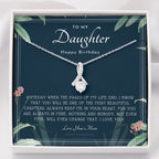 Personalized Birthday Gift for Daughter, Necklace Gift from Mom and Dad, Daughter Birthday Gift, 21st, 22nd, 23rd, 24th, 25th, 26th, 27th, 28th, 29th, 30th, 31st etc.