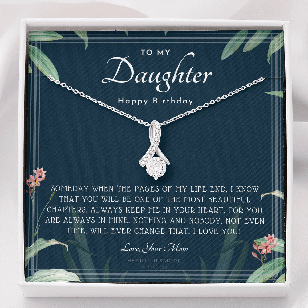 Personalized Birthday Gift for Daughter, Necklace Gift from Mom and Dad, Daughter Birthday Gift, 21st, 22nd, 23rd, 24th, 25th, 26th, 27th, 28th, 29th, 30th, 31st etc.