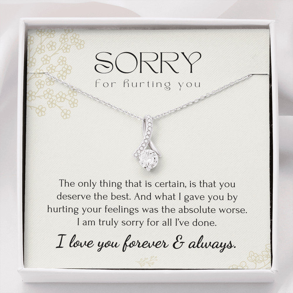 Sorry for hurting you ALLURING BEAUTY