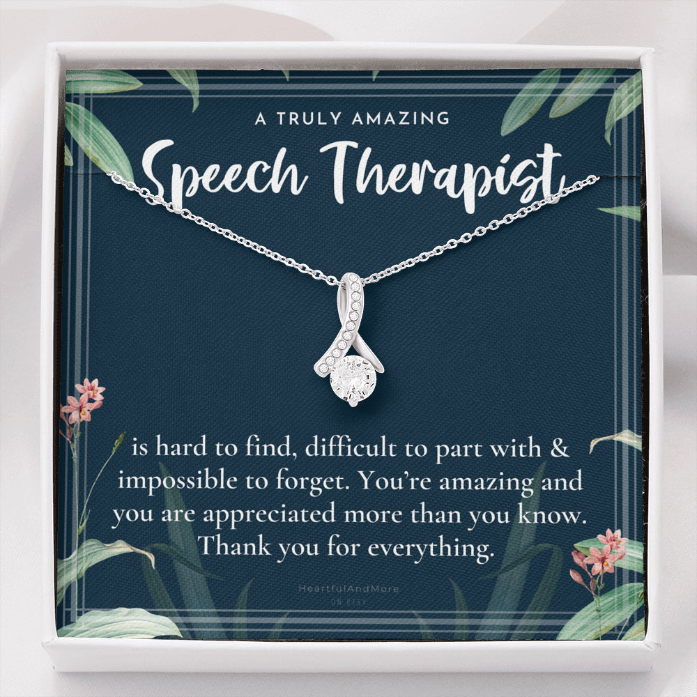 Speech Therapist Gift, Amazing Speech Therapist Gift Necklace, Language Pathologist, Gift for Speech Pathologist