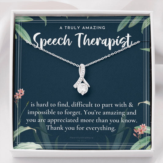 Speech Therapist Gift, Amazing Speech Therapist Gift Necklace, Language Pathologist, Gift for Speech Pathologist