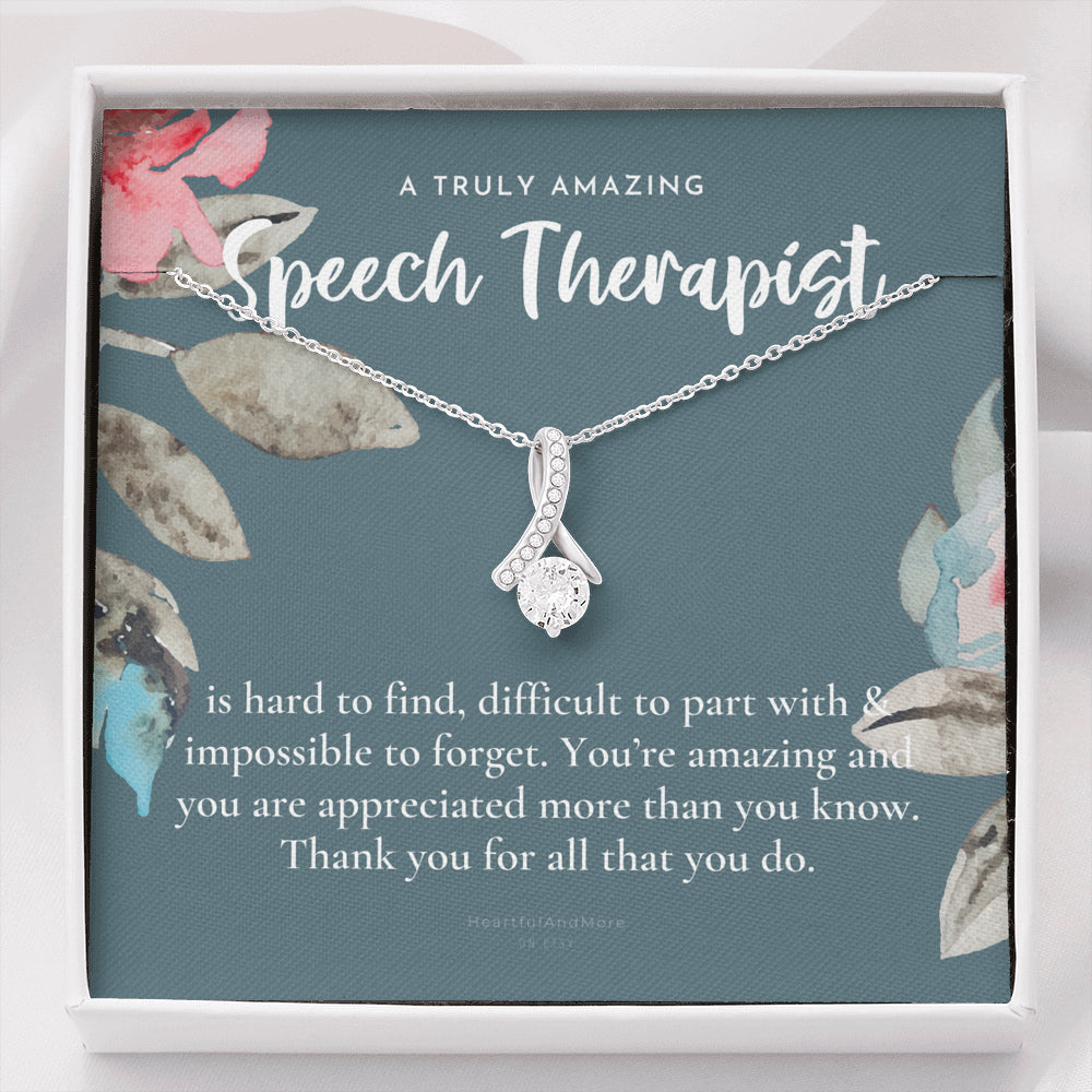 Speech Therapist Gift, Amazing Speech Therapist Gift Necklace, Language Pathologist, Gift for Speech Pathologist