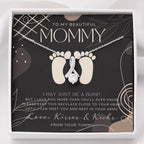 Mom to be gift | New Mommy Gift Necklace | Pregnant Wife Gift | I May Just Be A Bump But I Love You | To mummy from bump | To Mommy to be