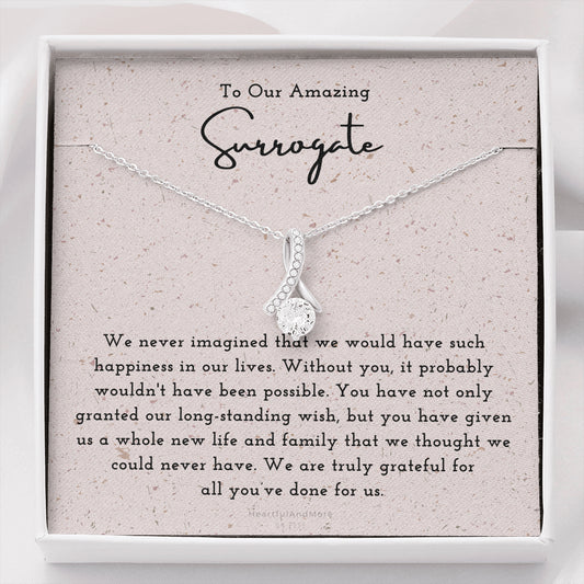 surrogate gift, surrogate jewelry, surrogate necklace, thank you gift, surrogate thank you, after pregnancy, appreciation gift, surrogate