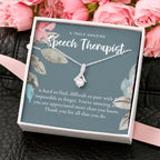 Speech Therapist Gift, Amazing Speech Therapist Gift Necklace, Language Pathologist, Gift for Speech Pathologist
