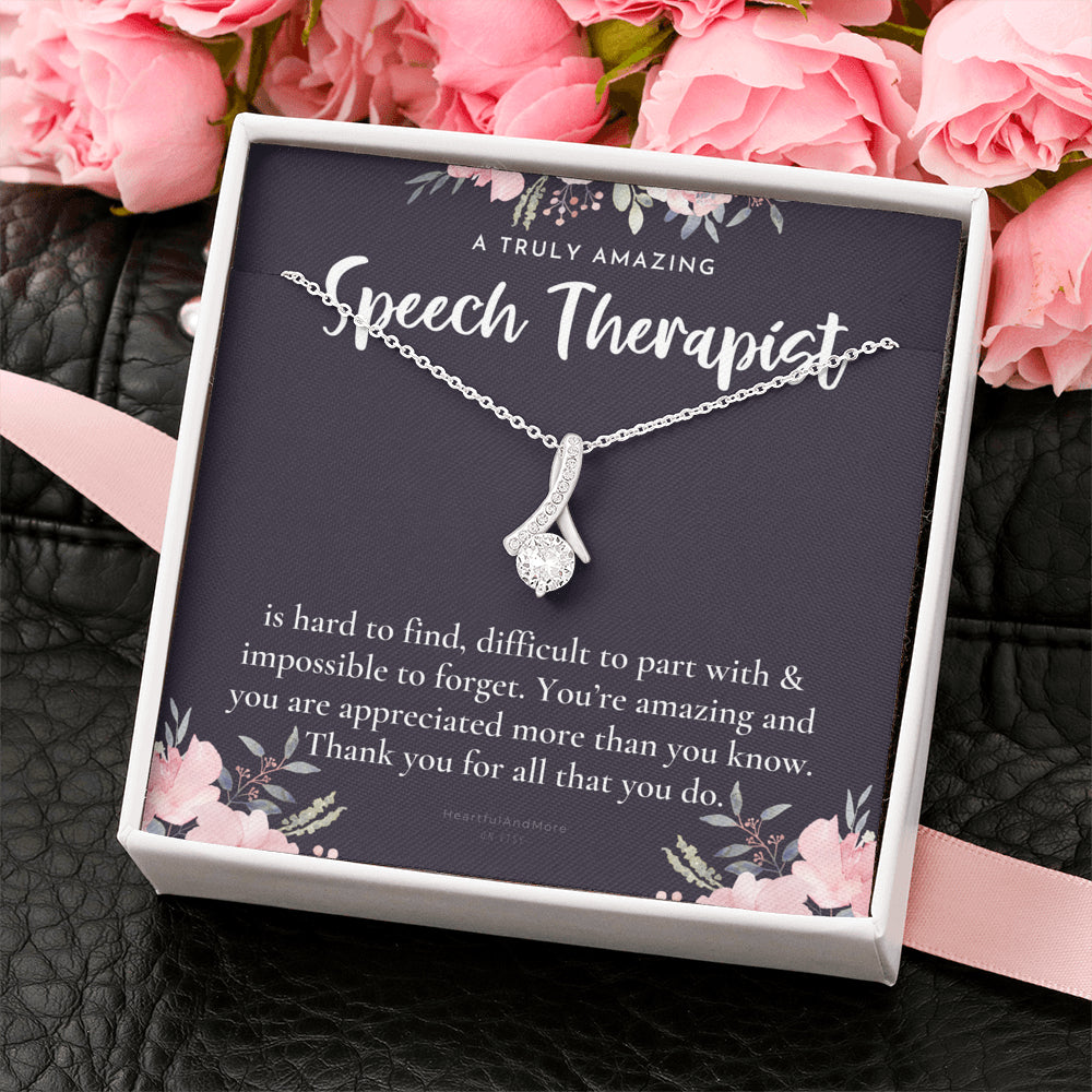 Speech Therapist Gift, Amazing Speech Therapist Gift Necklace, Language Pathologist, Gift for Speech Pathologist
