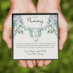 ALLURING BEAUTY Necklace | Mom to be gift | New Mommy Gift Necklace | Pregnant Wife Gift | I May Just Be A Bump But I Love You | To mummy from bump | To Mommy to be