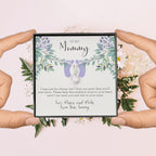 ALLURING BEAUTY Necklace | Mom to be gift | New Mommy Gift Necklace | Pregnant Wife Gift | I May Just Be A Bump But I Love You | To mummy from bump | To Mommy to be