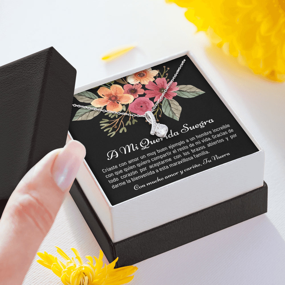 Suegra Gift, Suegra Necklace, spanish mom in law, mom in law gift, suegra necklace gift, suegra, Nuera A Suegra, from daughter in law, spanish wedding, Mi Suegra, Para Mi Suegra, suegra jewelry, Spanish wedding gift