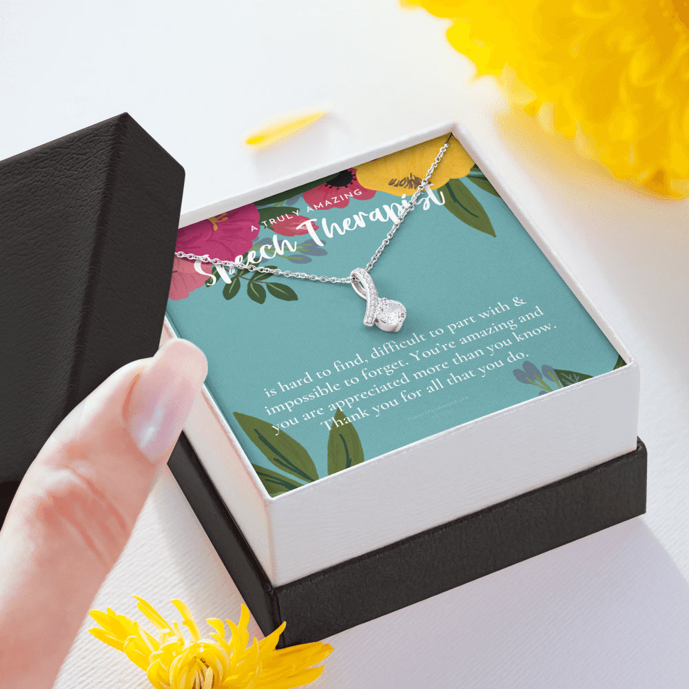 Speech Therapist Gift, Amazing Speech Therapist Gift Necklace, Language Pathologist, Gift for Speech Pathologist