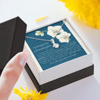 ALLURING BEAUTY Necklace, Gift for Granddaughter from Grandma & Grandpa, To Our Granddaughter, Live Your Dreams, Birthday, Graduation, Christmas