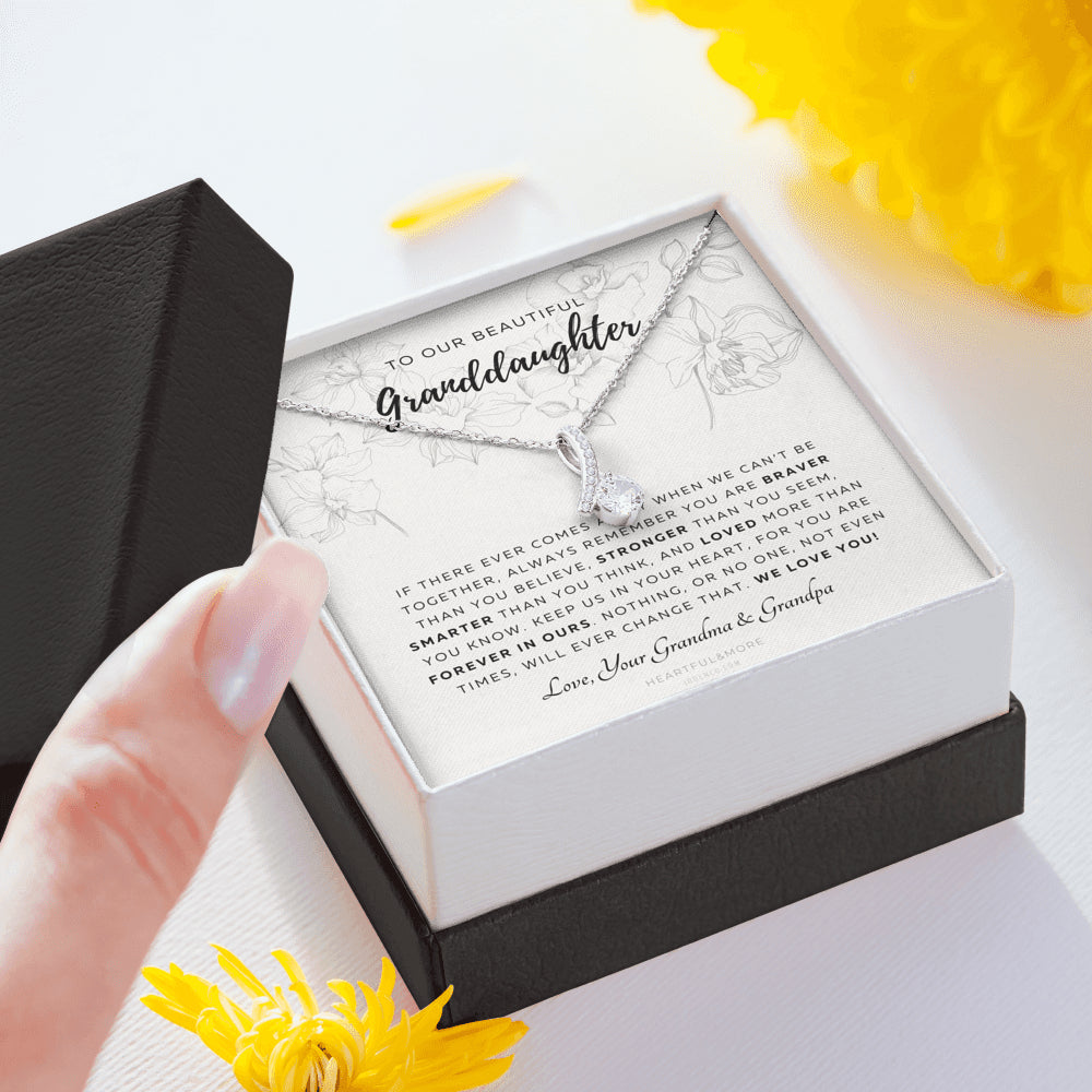 Gift for Granddaughter from Grandma & Grandpa, To Our Granddaughter, Live Your Dreams, Birthday, Graduation, Christmas,