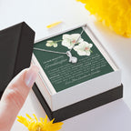 ALLURING BEAUTY Necklace, Gift for Granddaughter from Grandma & Grandpa, To Our Granddaughter, Live Your Dreams, Birthday, Graduation, Christmas