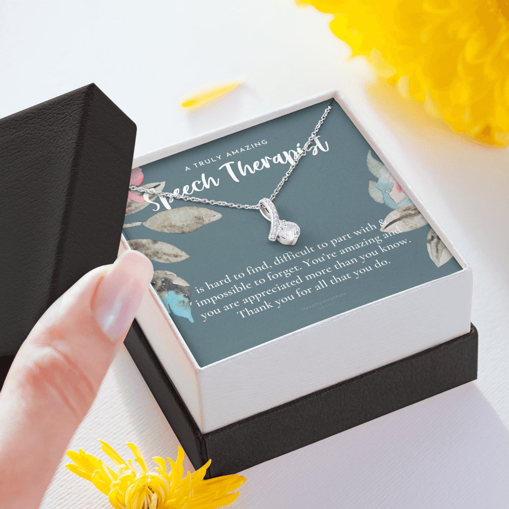 Speech Therapist Gift, Amazing Speech Therapist Gift Necklace, Language Pathologist, Gift for Speech Pathologist