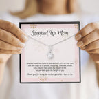 Stepmom Necklace, Stepmom Birthday Gift Idea, Meaningful Stepmom Gift, Thank You Stepmom, Unbiological Mom Gift, Bonus Mom Necklace