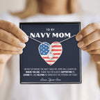 Military Mom Gift, Navy Mom Mothers Day, Navy Mom Gift, Deployment Gift, Navy Mom Necklace from Son, Military, Deploy Gift, Best Navy Mom