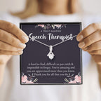 Speech Therapist Gift, Amazing Speech Therapist Gift Necklace, Language Pathologist, Gift for Speech Pathologist