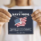 Military Mom Gift, Navy Mom Mothers Day, Navy Mom Gift, Deployment Gift, Navy Mom Necklace from Son, Military, Deploy Gift, Best Navy Mom