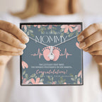 Gift for Pregnant Wife | Mom to be gift | New Mommy Necklace | To Mommy to be | New Mom Jewelry | Badass New Mommy | ALLURING BEAUTY | Badass Wife Gift