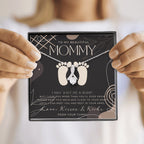 Mom to be gift | New Mommy Gift Necklace | Pregnant Wife Gift | I May Just Be A Bump But I Love You | To mummy from bump | To Mommy to be