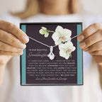 ALLURING BEAUTY Necklace, Gift for Granddaughter from Grandma & Grandpa, To Our Granddaughter, Live Your Dreams, Birthday, Graduation, Christmas