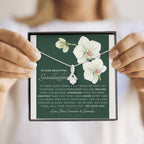 ALLURING BEAUTY Necklace, Gift for Granddaughter from Grandma & Grandpa, To Our Granddaughter, Live Your Dreams, Birthday, Graduation, Christmas