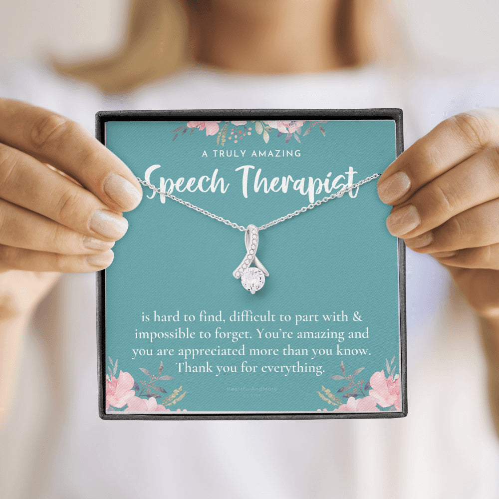Speech Therapist Gift, Amazing Speech Therapist Gift Necklace, Language Pathologist, Gift for Speech Pathologist