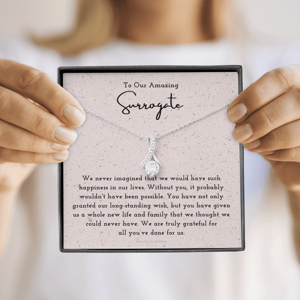 surrogate gift, surrogate jewelry, surrogate necklace, thank you gift, surrogate thank you, after pregnancy, appreciation gift, surrogate