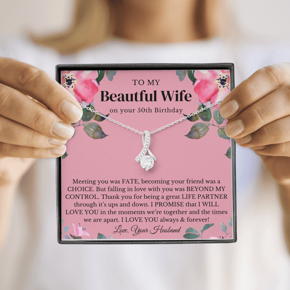 To My Beautiful Wife on 50th